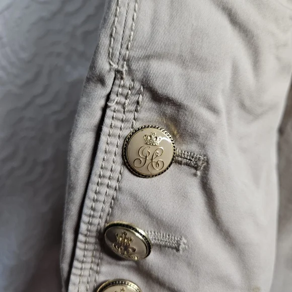 Juicy Couture Tan Trench Coat with Belted Waist - Picture 6 of 7